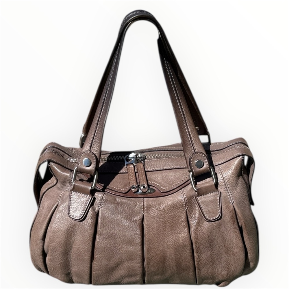 TENTAZIONE DUE ITALIAN Brown Leather Handbag